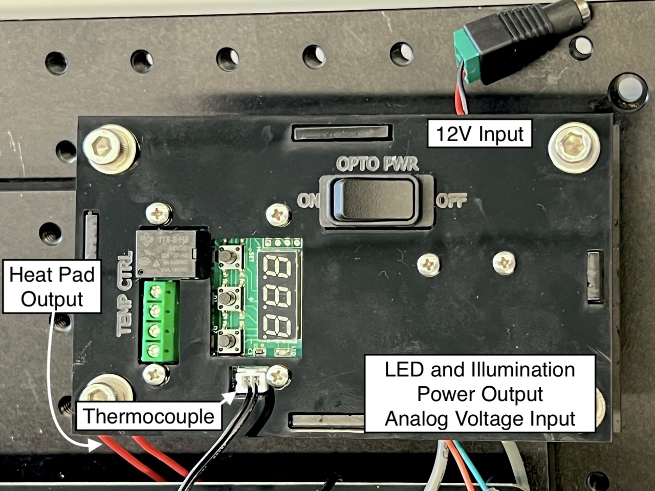 12 V electrical control box