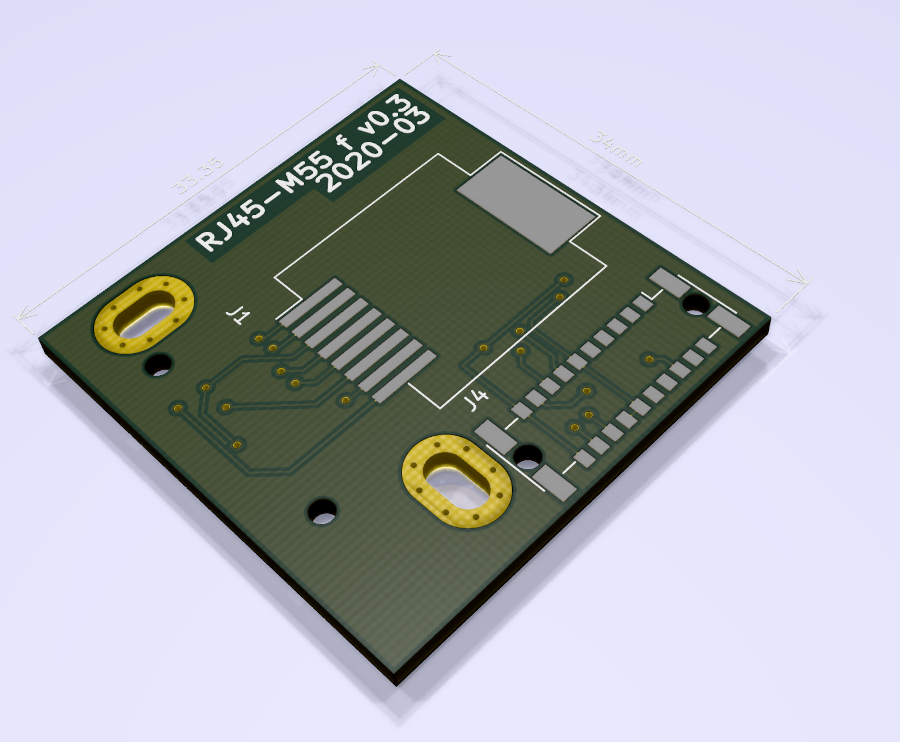 RJ45 to M55 adapter