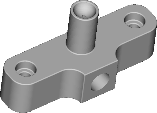 Sphere holder with 90° inlet