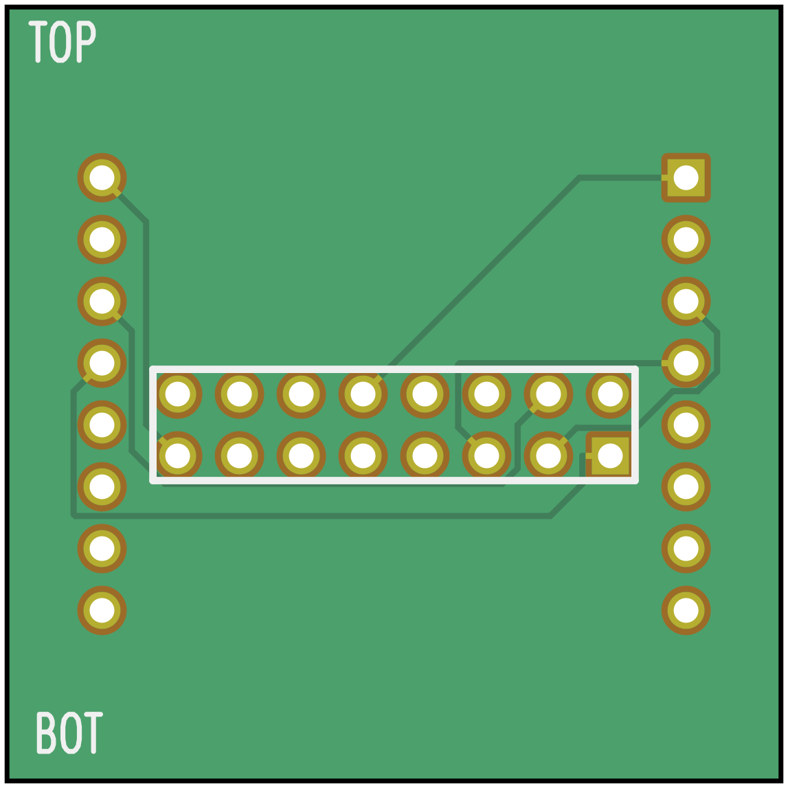 Rendering of the adapter between 32mm matrix and 32mm driver v0.1