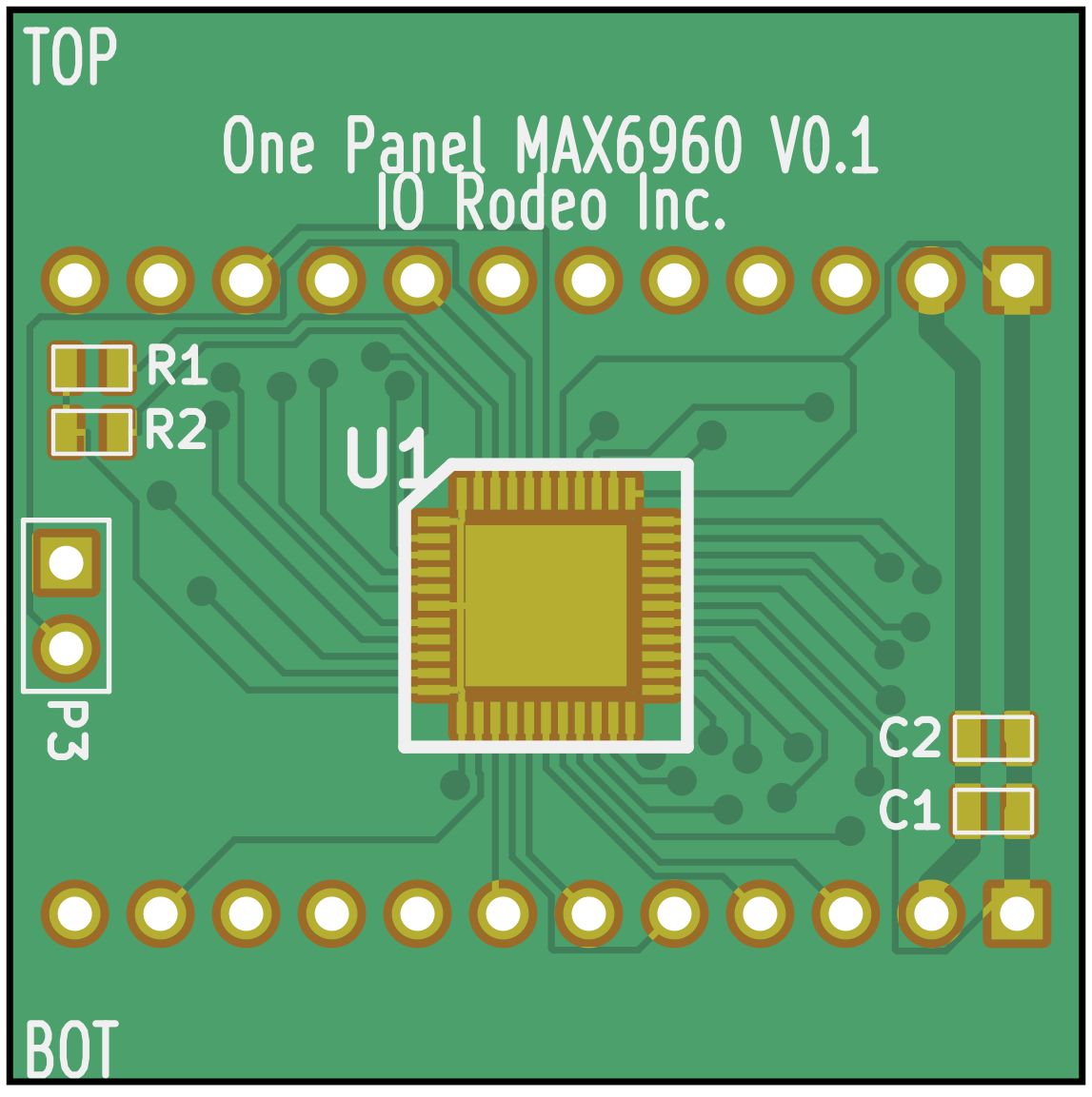 Rendering of the 32mm driver version 0.1 using a MAX6960