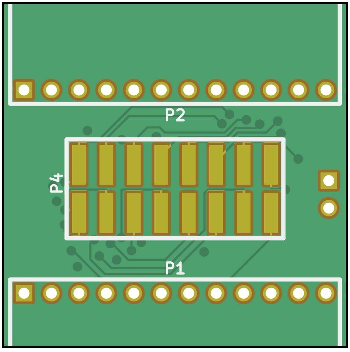 Rendering of the 32mm driver version 0.1 using a MAX6960 (front)