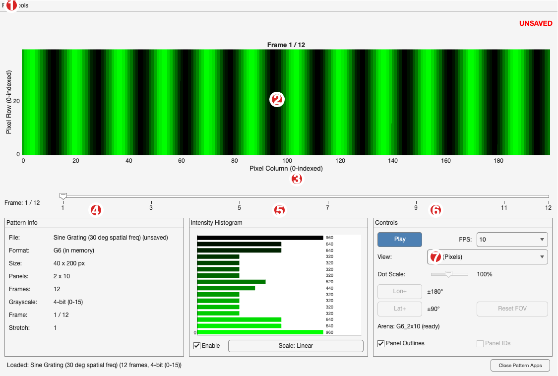 PatternPreviewerApp Interface